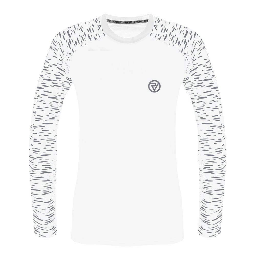 Proviz REFLECT360 Womens Long Sleeve Running Top. Reflective pattern details moisture wicking, breathable and lightweight