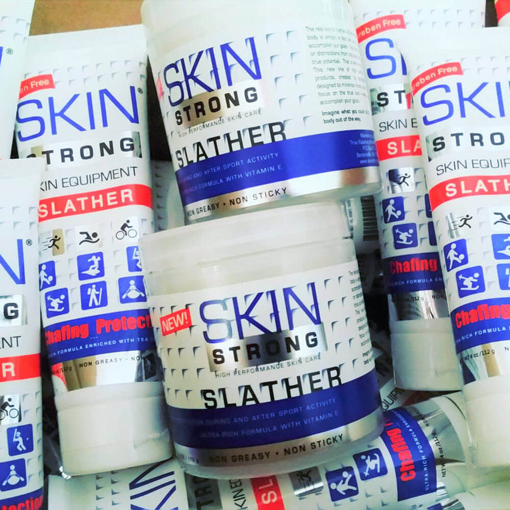 Skin Strong SLATHER Anti Chafe cream, anti blister cream, chamois cream