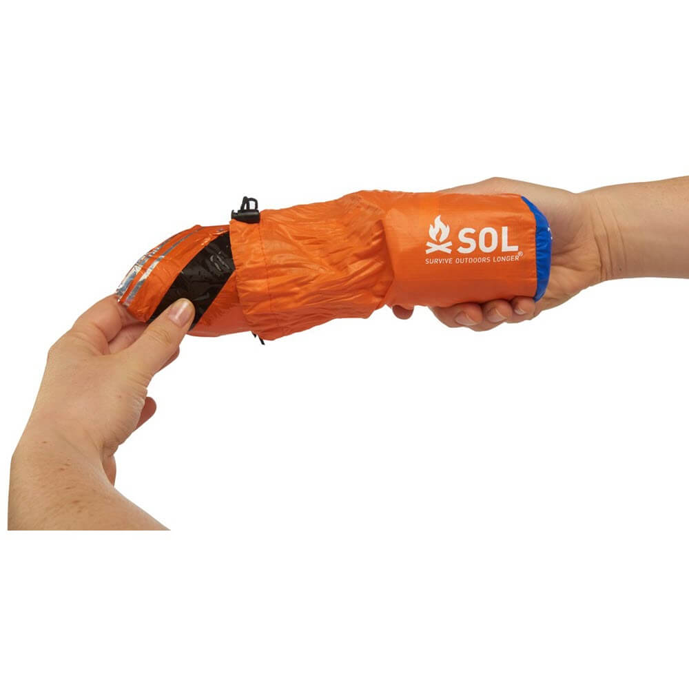 SOL Emergency Bivvy Emergency Sleeping Bag and Emergency Heat Blanket for Runners, Hikers and Adventurers