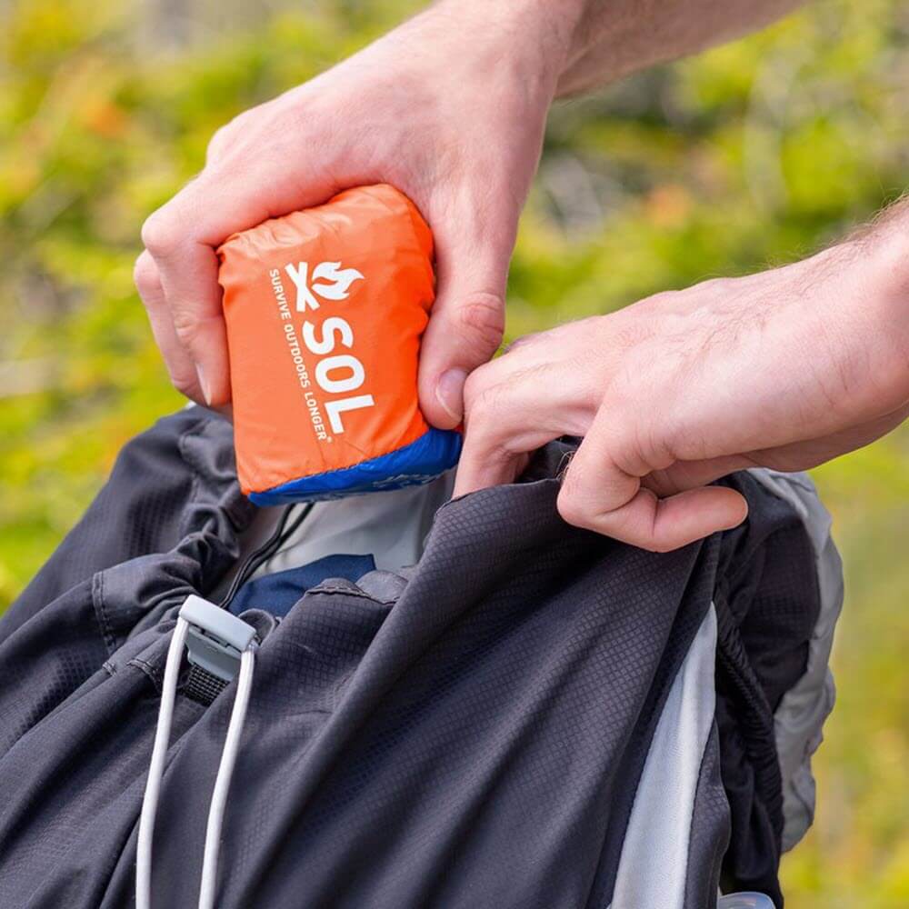 SOL Emergency Bivvy Emergency Sleeping Bag and Emergency Heat Blanket for Runners, Hikers and Adventurers