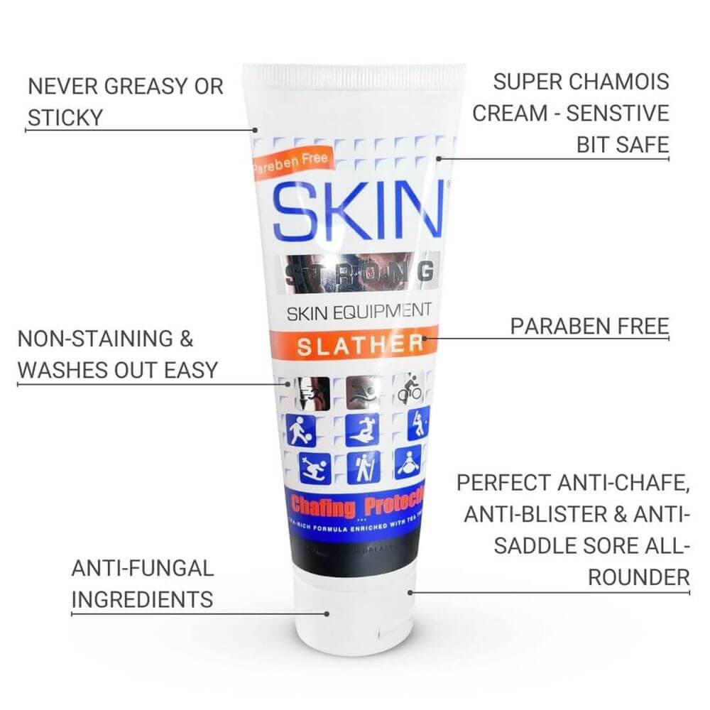 Skin Strong SLATHER Anti Chafe cream, anti blister cream, chamois cream