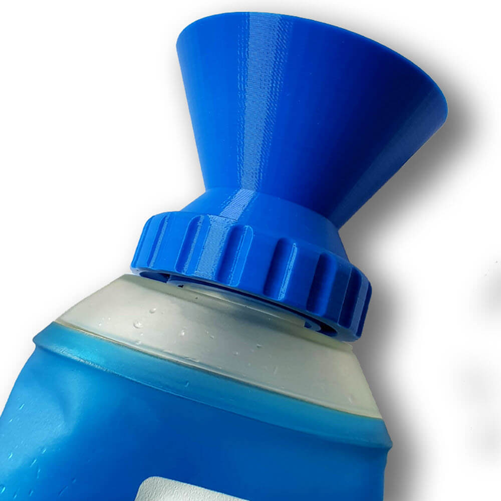 Solid Nutrition Powder funnel for soft flasks and bottles