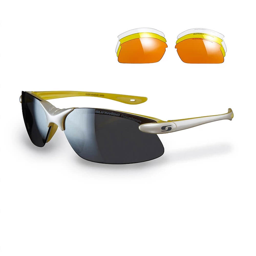 Sunwise Windrush Sunglasses for cycling and running with interchangeable lenses