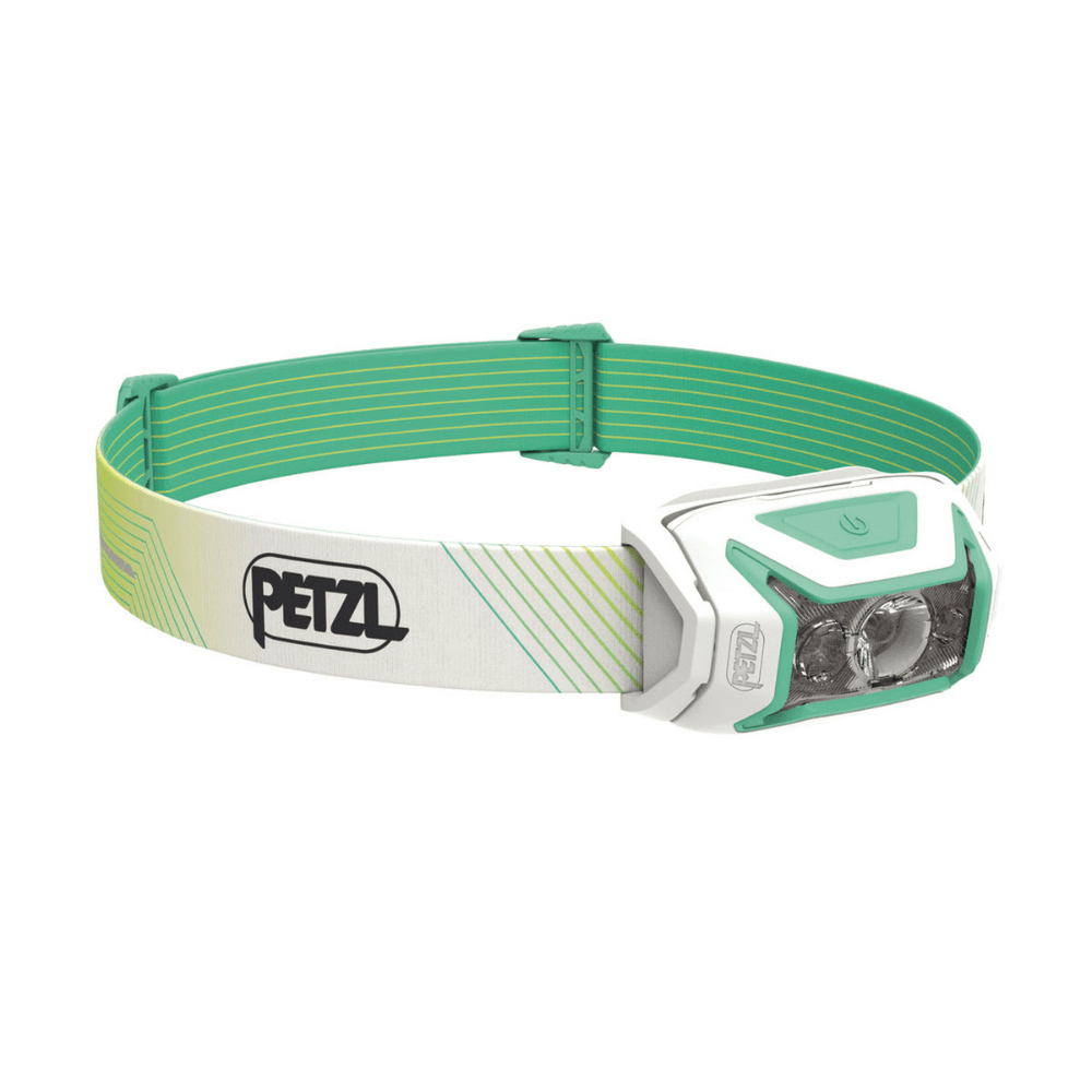 Petzl Actik Core Running Headlamp Rechargeable Battery in Green