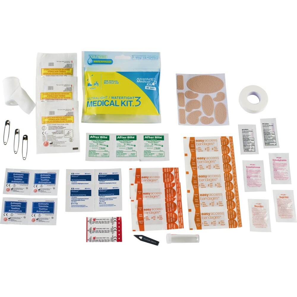 Adventure Medical Ultralight and Watergith Medical First Aid Kit for Hikers and Walkers