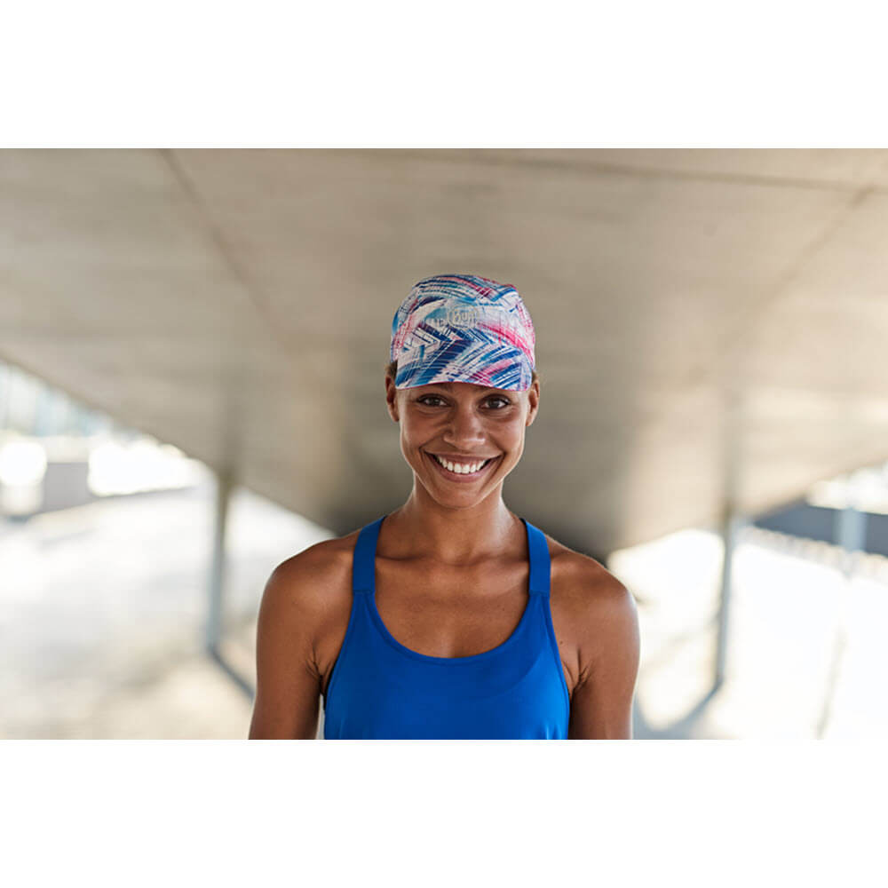 Buff Pack Run Soft Brim Packable Running Cap Sweatwicking and Breathable