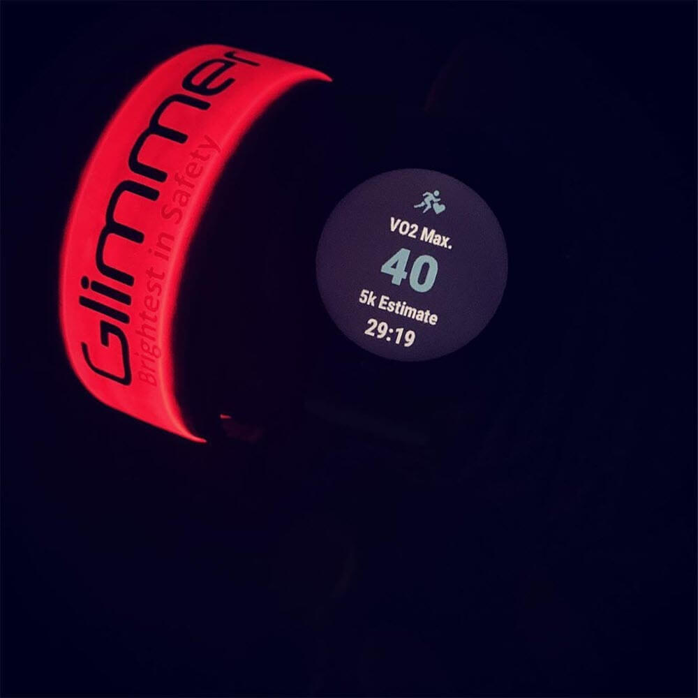 Glimmer Gear Light Up Safety Slap Band for Runners and Cyclists