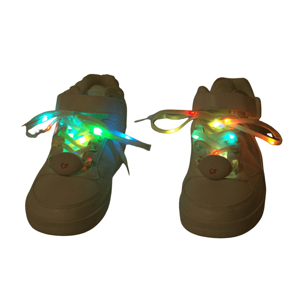 Glimmer Gear Light Up Shoe Laces with multiple light modes