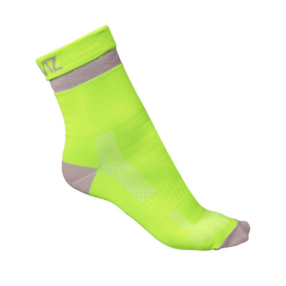 Proviz Classic Airfoot Neon and fluorescent colours with reflective cuff running socks