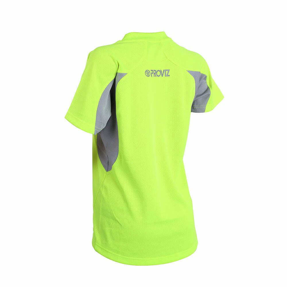 Proviz classic womens active running short sleeve t upf 30 uv protection moisture wicking running top