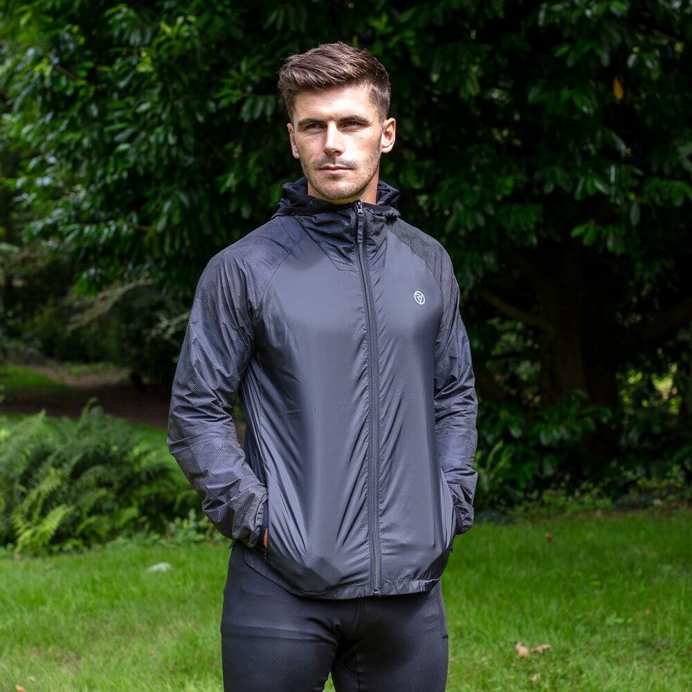 Breathable reflective best sale running jacket