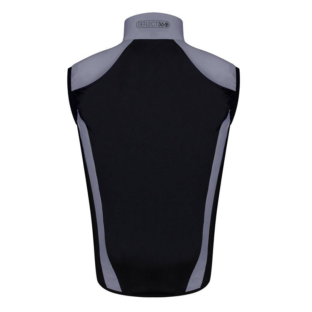 Proviz REFLECT360 mens reflective gilet for running or cycling. Breathable with high visiblity