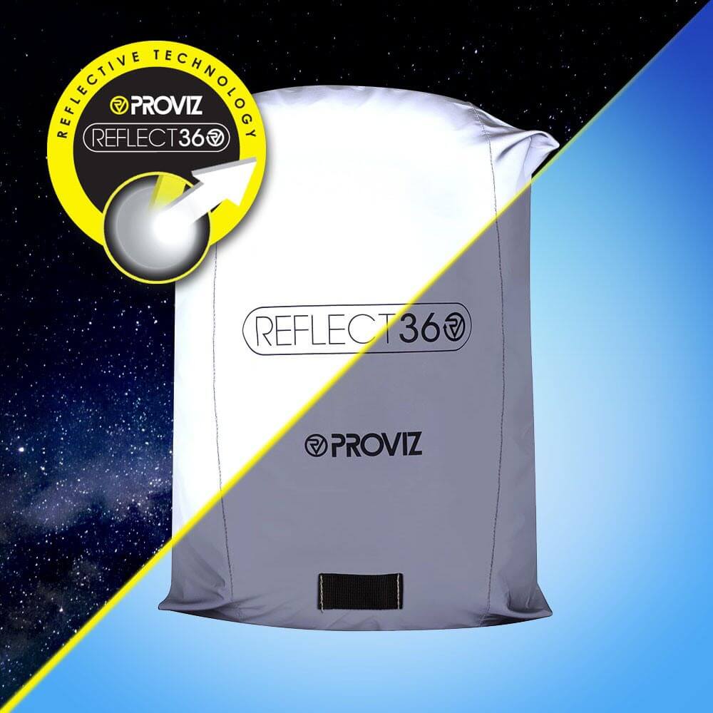 Proviz REFLECT360 fully reflective waterproof backpack cover secure fit