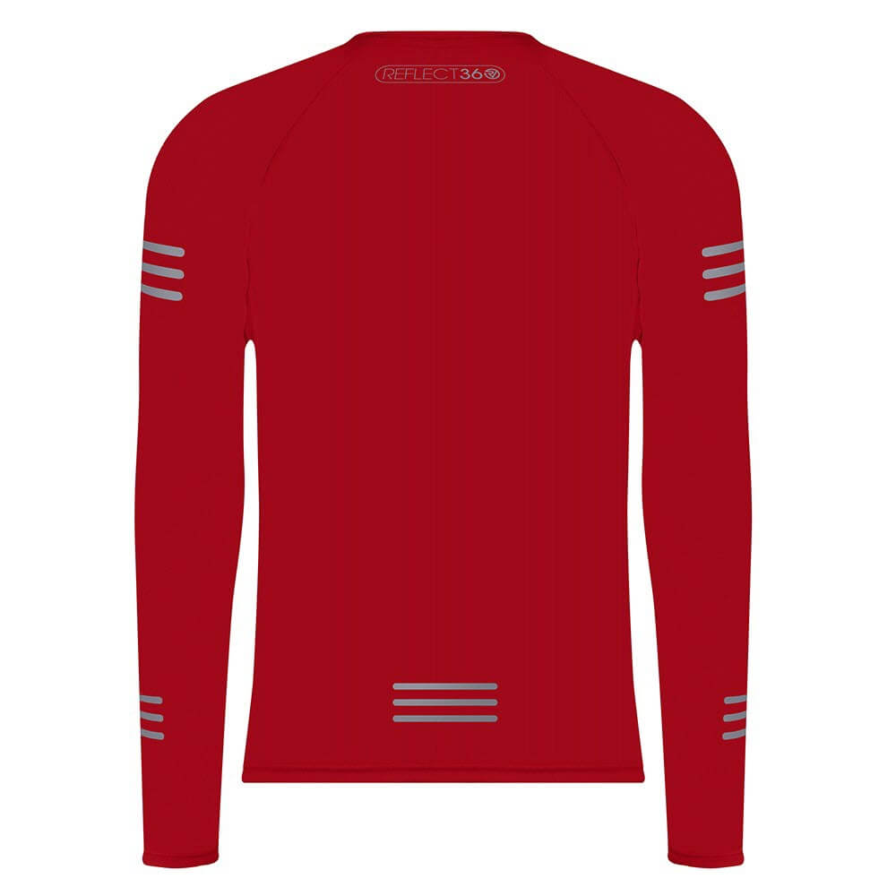 Proviz REFLECT360 mens long sleeve running top with reflective details moisture wicking, lightweight and breathable.