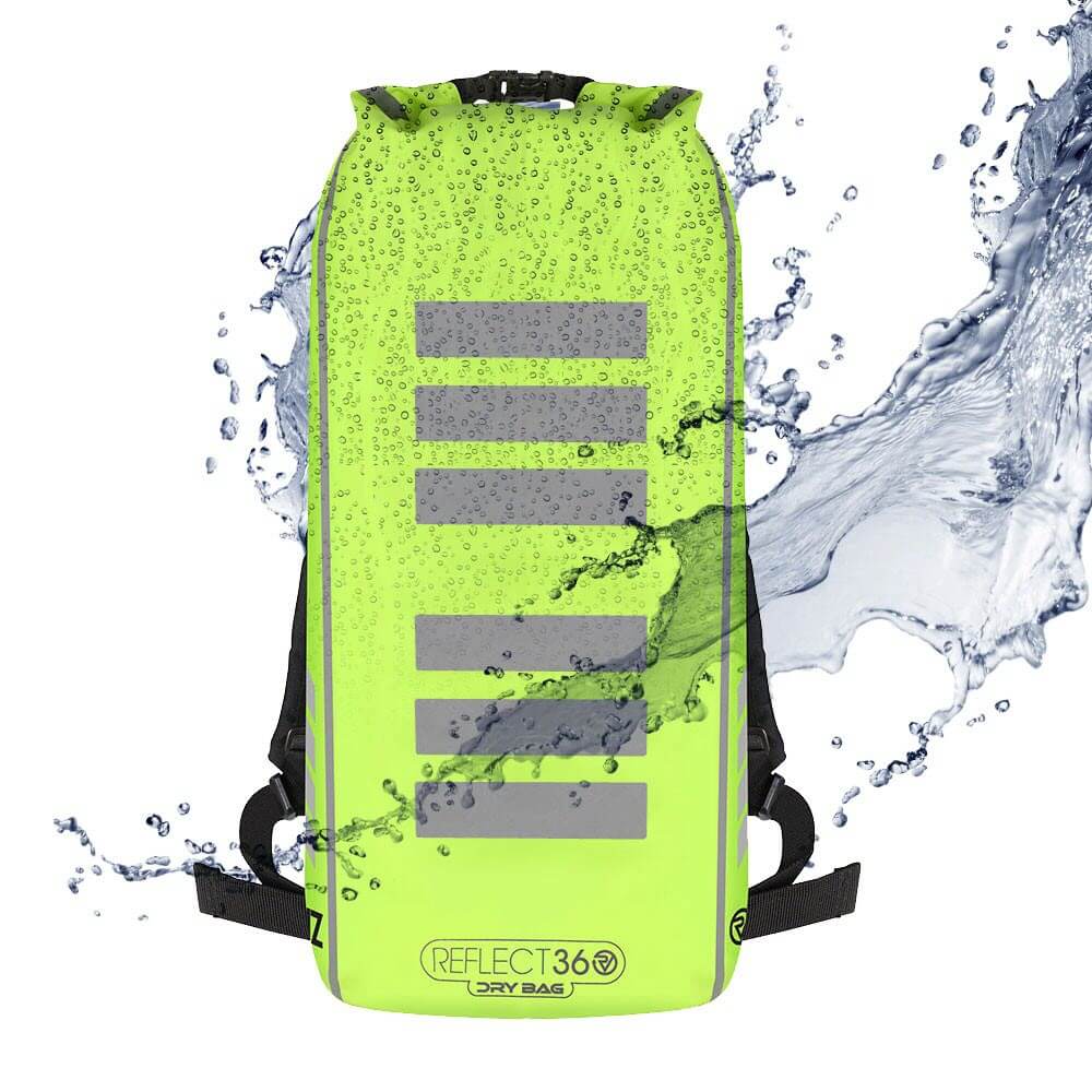 Proviz High Visibility Reflective Waterproof drybag backpack for cycling and running large capacity fully submersible waterproof