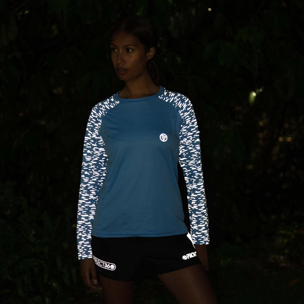 fluorescent running top womens