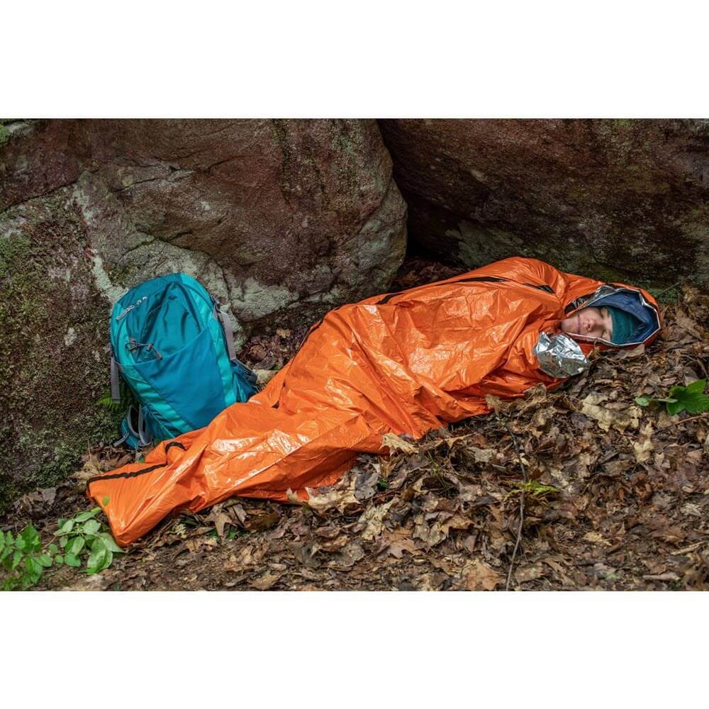 SOL Emergency Bivvy Emergency Sleeping Bag and Emergency Heat Blanket for Runners, Hikers and Adventurers