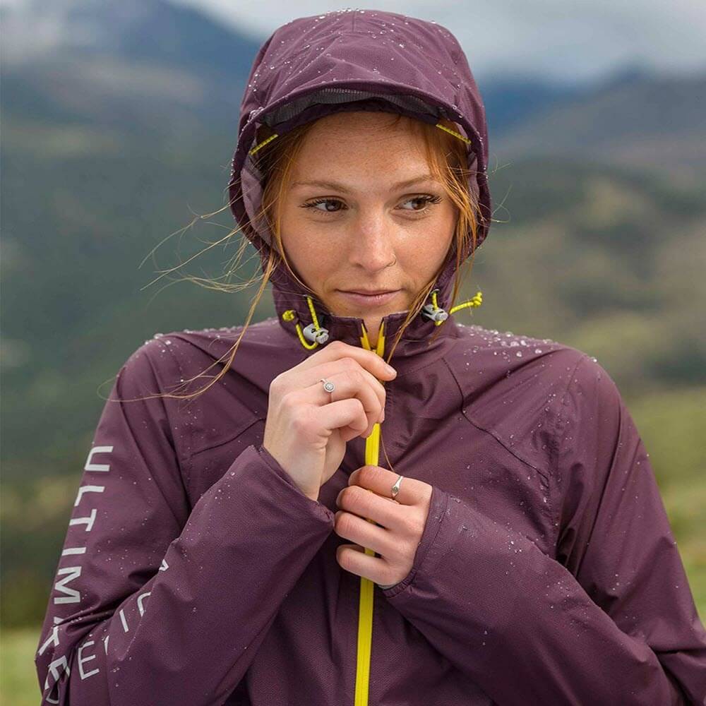 Ultimate Direction Womens Ultra Jacket waterproof windproof mandatory gear seam sealed running jacket