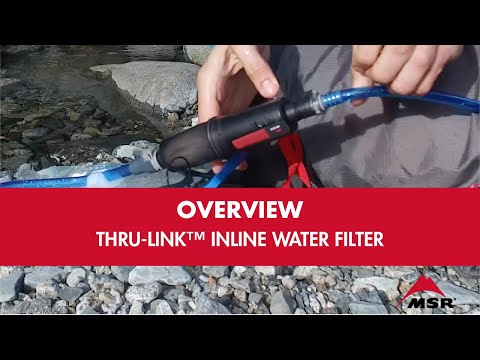 MSR Thru Link In Line Water Filter for On The Go Water Filtration